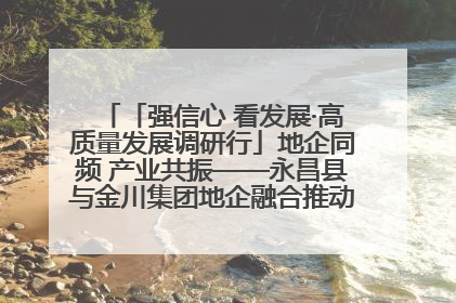 「强信心 看发展·高质量发展调研行」地企同频 产业共振——永昌县与金川集团地企融合推动重大项目建设