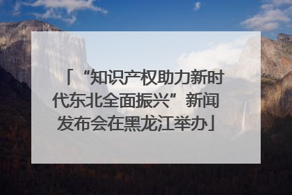 “知识产权助力新时代东北全面振兴”新闻发布会在黑龙江举办