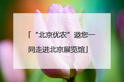 “北京优农”邀您一同走进北京展览馆