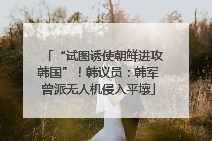 “试图诱使朝鲜进攻韩国”！韩议员：韩军曾派无人机侵入平壤