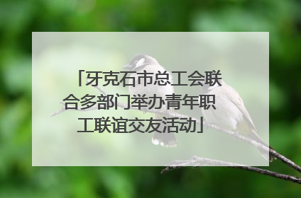 牙克石市总工会联合多部门举办青年职工联谊交友活动