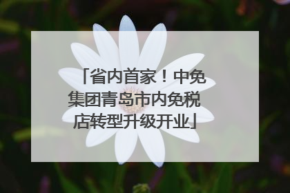 省内首家！中免集团青岛市内免税店转型升级开业