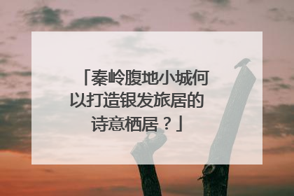 秦岭腹地小城何以打造银发旅居的诗意栖居？