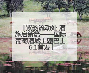 紫韵流动处 酒旅启新篇——国际葡萄酒城主题巴士6.1首发