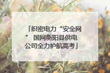 织密电力“安全网” 国网衡阳县供电公司全力护航高考