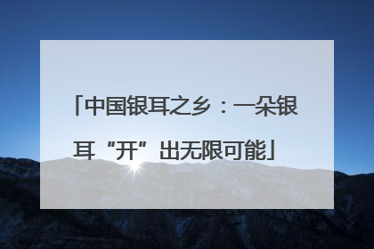 中国银耳之乡：一朵银耳“开”出无限可能
