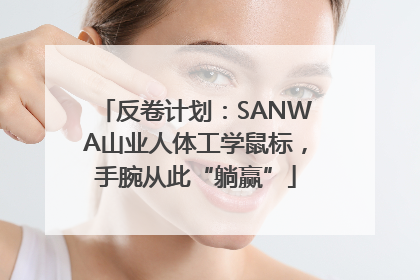 反卷计划：SANWA山业人体工学鼠标，手腕从此“躺赢”