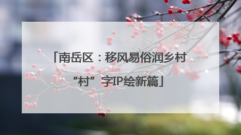 南岳区：移风易俗润乡村 “村”字IP绘新篇