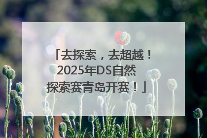 去探索，去超越！2025年DS自然探索赛青岛开赛！