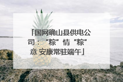 国网确山县供电公司：“粽”情“粽”意 安康常驻端午
