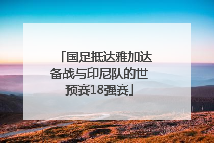 国足抵达雅加达备战与印尼队的世预赛18强赛