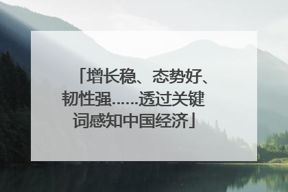 增长稳、态势好、韧性强……透过关键词感知中国经济