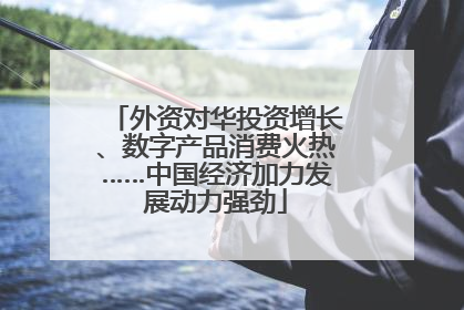 外资对华投资增长、数字产品消费火热……中国经济加力发展动力强劲