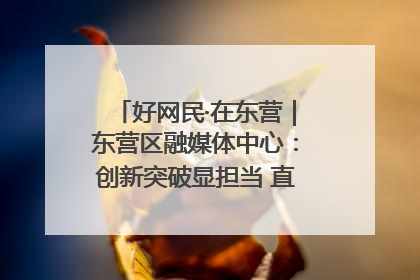 好网民·在东营｜东营区融媒体中心：创新突破显担当 直播赋能谱华章