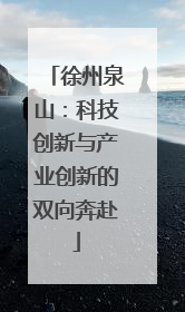 徐州泉山：科技创新与产业创新的双向奔赴