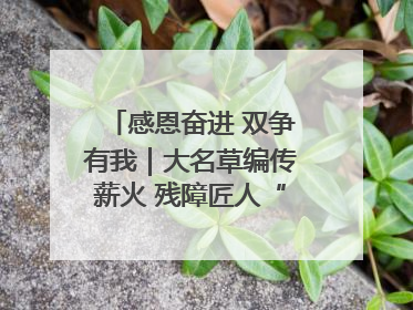 感恩奋进 双争有我｜大名草编传薪火 残障匠人“织”前程