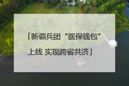 新疆兵团“医保钱包”上线 实现跨省共济