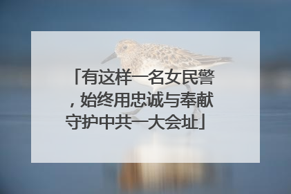 有这样一名女民警，始终用忠诚与奉献守护中共一大会址