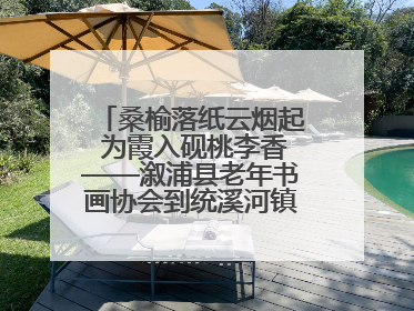 桑榆落纸云烟起 为霞入砚桃李香——溆浦县老年书画协会到统溪河镇学校开展书画进校园活动