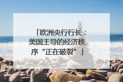 欧洲央行行长：美国主导的经济秩序“正在破裂”