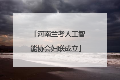 河南兰考人工智能协会妇联成立