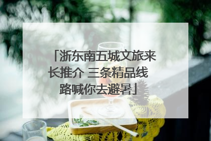 浙东南五城文旅来长推介 三条精品线路喊你去避暑