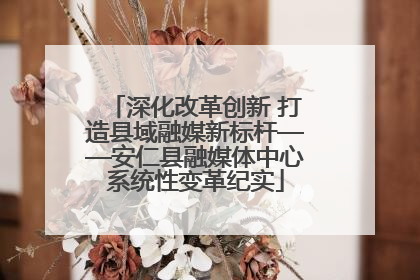 深化改革创新 打造县域融媒新标杆——安仁县融媒体中心系统性变革纪实
