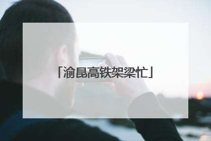 渝昆高铁架梁忙