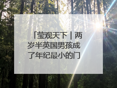 莹观天下｜两岁半英国男孩成了年纪最小的门萨俱乐部成员