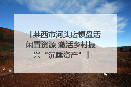 莱西市河头店镇盘活闲置资源 激活乡村振兴“沉睡资产”
