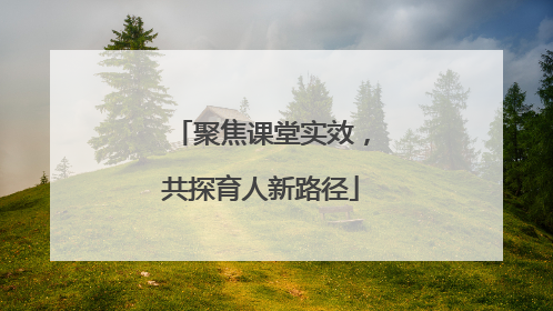聚焦课堂实效，共探育人新路径