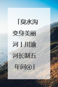 臭水沟变身美丽河丨川渝河长制五年间④