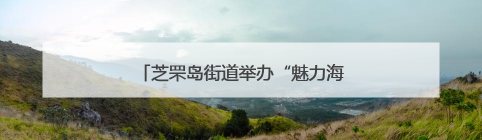 芝罘岛街道举办“魅力海岛 全民健身”篮球联赛