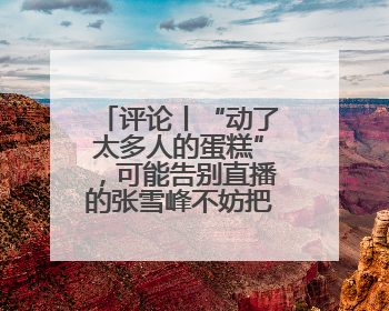 评论丨“动了太多人的蛋糕”，可能告别直播的张雪峰不妨把话说清楚