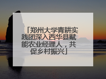 郑州大学青耕实践团深入西华县赋能农业经理人，共促乡村振兴