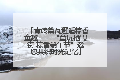青砖黛瓦邂逅粽香童趣——“童玩栖霞街 粽香端午节”邀您共织时光记忆