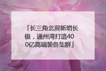 长三角北翼新增长极，通州湾打造400亿高端装备集群
