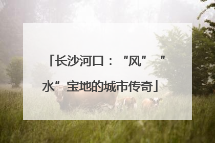 长沙河口：“风”“水”宝地的城市传奇