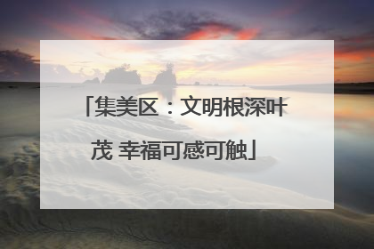 集美区：文明根深叶茂 幸福可感可触