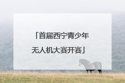 首届西宁青少年无人机大赛开赛