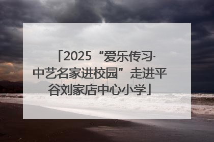 2025“爱乐传习·中艺名家进校园”走进平谷刘家店中心小学