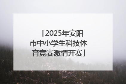 2025年安阳市中小学生科技体育竞赛激情开赛