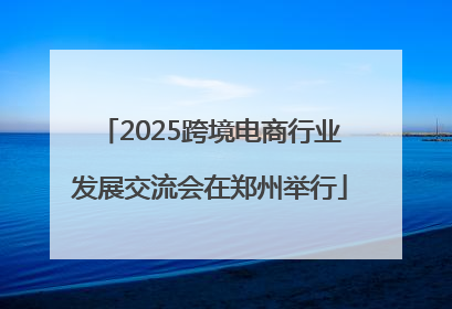 2025跨境电商行业发展交流会在郑州举行