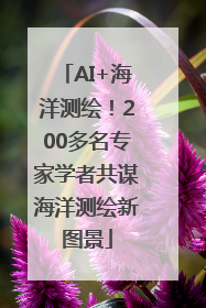 AI+海洋测绘！200多名专家学者共谋海洋测绘新图景