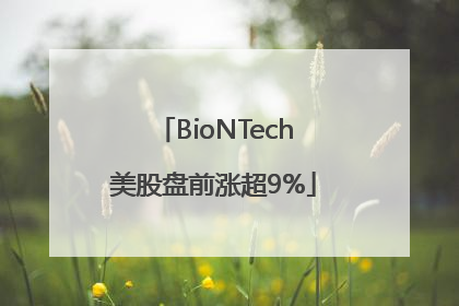 BioNTech美股盘前涨超9%